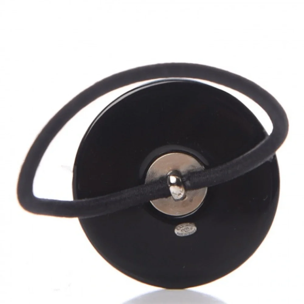 CHANEL CC Hair Tie/Bracelet in Black and Multicolor